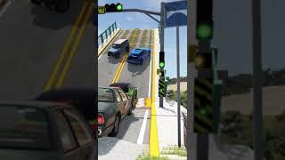 Broken Traffic Light Crashes #1 -BeamNG.Drive-