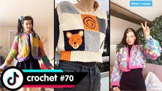 TIKTOK CROCHET AND KNITTING FASHION COMPILATION #70 - Peachtok 