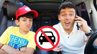 Jason and Alex Adventure with the rules of the car for kids