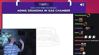 xQc might Get Cancelled for playing Gartic with Adin