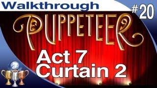 Puppeteer Walkthrough - Act 7 Curtain 2 (The Tyrant King) PS3 Gameplay Playthrough