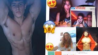Dude with a six pack goes on omeagle (aesthetics reactions )