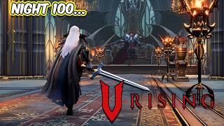 I Had 100 Nights To Defeat DRACULA In V-Rising! Here's What Happened....