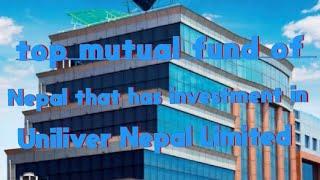 top mutual funds of nepal that has investment in Unilever Nepal limited as of 2079/80