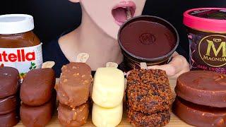 ASMR MAGNUM PINT CHOCOLATE ICE CREAM MUKBANG 매그넘 초콜릿 아이스크림 먹방 チョコレートアイスクリーム咀嚼音 Es krim EATING SOUNDS