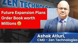 Exclusive Interview: Ashok Atluri, CMD of Zen Technologies on New Orders, Defence Outlook, etc