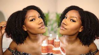 the ENTIRE Shea Moisture Curl and shine range on type 4 Natural Hair| Natural Nadine