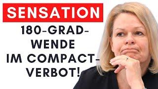 Beweise aufgetaucht: Faeser fälschte Gründe für Compact Verbot!