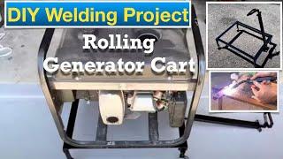 Building a Mobile Generator Cart: DIY Step-by-Step Guide! Welding and Fabrication Basic Tutorial