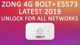 Zong 4G BOLT+ E5573 Latest 2019 Huawei unlock for All Networks