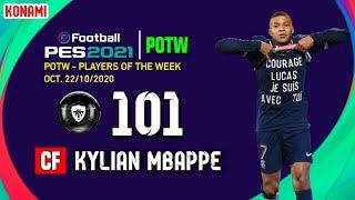 POTW - OCT. 22 '20 FEATURED PLAYERS MAX RATINGS || PES 2021 MOBILE