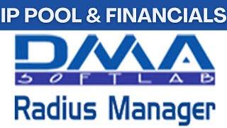 IP Pools and Financials on DMA softlab Radius manager | DMA softlab radius manager part 12