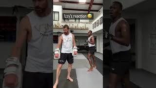 Israel Adesanya almost knocked him out  