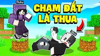 Noob Ruby Và Siro Thử Thách 24h Sinh Tồn Nhưng “ CHẠM ĐẤT LÀ THUA “ Trong Minecraft