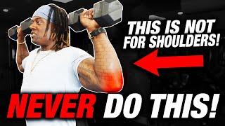 NEVER Do THIS Shoulder Exercise! (INSTEAD DO THIS!)