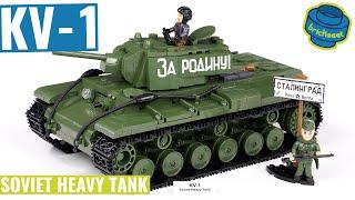 KV-1 SOVIET HEAVY TANK - COBI 2555 (Speed Build Review)