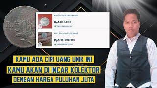 Terbaru Harga Uang Koin Rp 50 Rupiah Tahun 1971 || Dibayar 10 Juta Perkeping