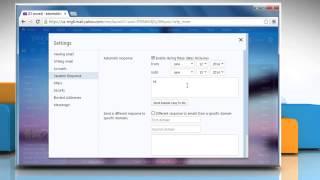 How to set up Auto Reply in Yahoo!® Mail