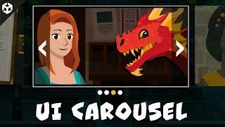How to create a UI carousel in Unity || Unity UI Tutorial