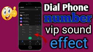 Dial number sound effects | mobile per  sound effects lagaye | Top Technical Muqeet