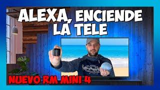 🟢  Cómo CONFIGURAR Broadlink RM MINI 4 con ALEXA | Encender la TELE, AIRE, Robot ASPIRADOR