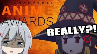 Reacting to the Crunchyroll Anime Awards 2021, the popularity contest all over again...