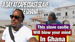 SAD DAY JAMAICAN YouTuber  VISITED COAST CASTLE GHANA #africa