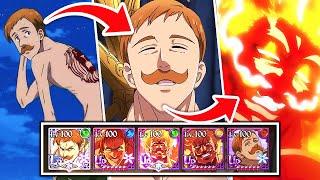 ANIME ACCURATE WEAKEST TO STRONGEST ESCANOR IN PVP! USING EVERY ESCANOR IN SDSGC PVP!