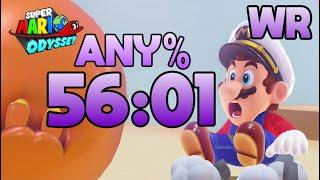 [WR] Super Mario Odyssey Any% Speedrun in 56:01.817