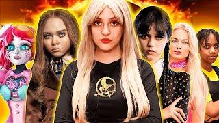 Barbie, Amanda, Wednesday and all the monsters in the Hunger Games! **Extreme challenge!**