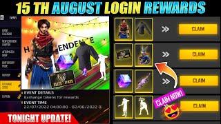 15 AUGUST EVENT FREE FIRE | FREE FIRE 15 AUGUST EVENT | FREE FIRE NEW EVENT | 15 AUGUST FREE REWARDS