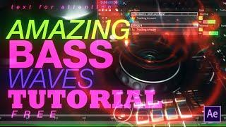 AMAZING BASS WAVES TUTORIAL (After Effects)