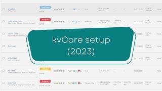 kvCore Setup (2023)