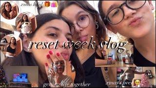 RESET WEEK VLOG || getting ready for life after new year‍️