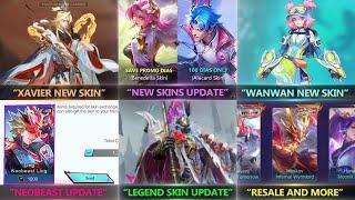 New skins update, Xavier, Wanwan, Benedetta and more...