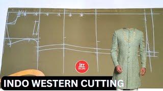 Indo Western Cutting And Stitching | Sherwani Cutting And Stitching | Indo Western Cutting