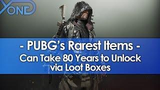 PUBG's Rarest Items Can Take 80 Years to Unlock via Loot Boxes