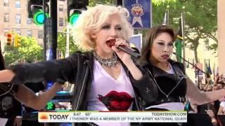 Christina Aguilera - Bionic & Not Myself Tonight Live (Today Show 2010) HD