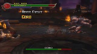 Kintaro VS Goro Boss Fight - Mortal Kombat Shaolin Monks | HARD 1080P Gameplay