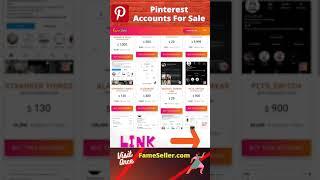 Pinterest Accounts For Sale In Cheap Price | Aged Pinterest Accounts For Sale #shorts