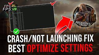 AC Mirage Crash & Not Launching Problem Fix | Assassins Creed Mirage Lag, Stuttering Problem Fix