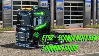 ETS2 (Euro Truck Simulator 2) Next Gen Scania S Skinning guide. Works on version 1.39 onwards.