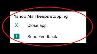 How To Fix Yahoo Mail Keeps Stopping Error Android & Ios - Yahoo Mail Not Open Problem