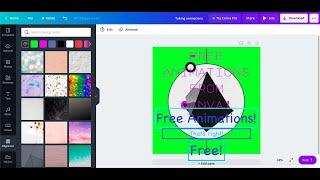 Getting FREE Animations From Canva!
