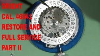 Fixing and Servicing Orient Automatic 1970's Vintage Watch Cal. 46941 Part II