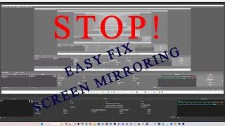 The Solution to Your Screen Mirroring Struggles in OBS Revealed