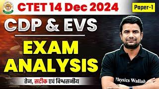 CTET Paper 1 Analysis Today | CTET 14 December 2024 Analysis Paper 1 | CTET Paper 1 Answer Key 2024