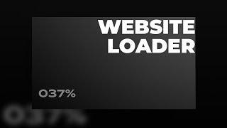  WEBSITE LOADER with HTML CSS and JavaScript | Krey Academy 