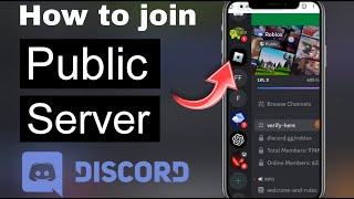 how to join public server on discord mobile!! (2023)