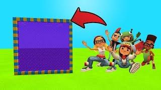 How To Make a Portal to the Subway Surfers Dimension in MCPE (Minecraft PE)